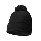 Plain Pom Pom Beanie Hats – 12 Pack