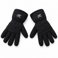 Pair of children's black waterproof fitted gloves