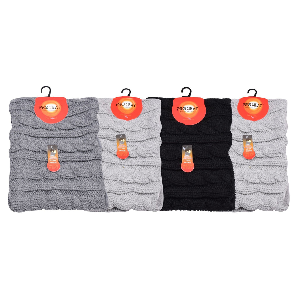 Cable Knit Fur-Lined Neck Warmer – original gallery image 1