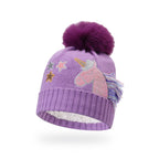Girls Unicorn Star Beanie Hat – 12 Pack – 12 hats – Kids’ Size 52–56 cm