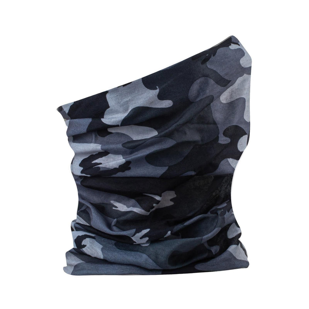 Camouflage Neck Tube Face Protector – 12 Pack – Grey