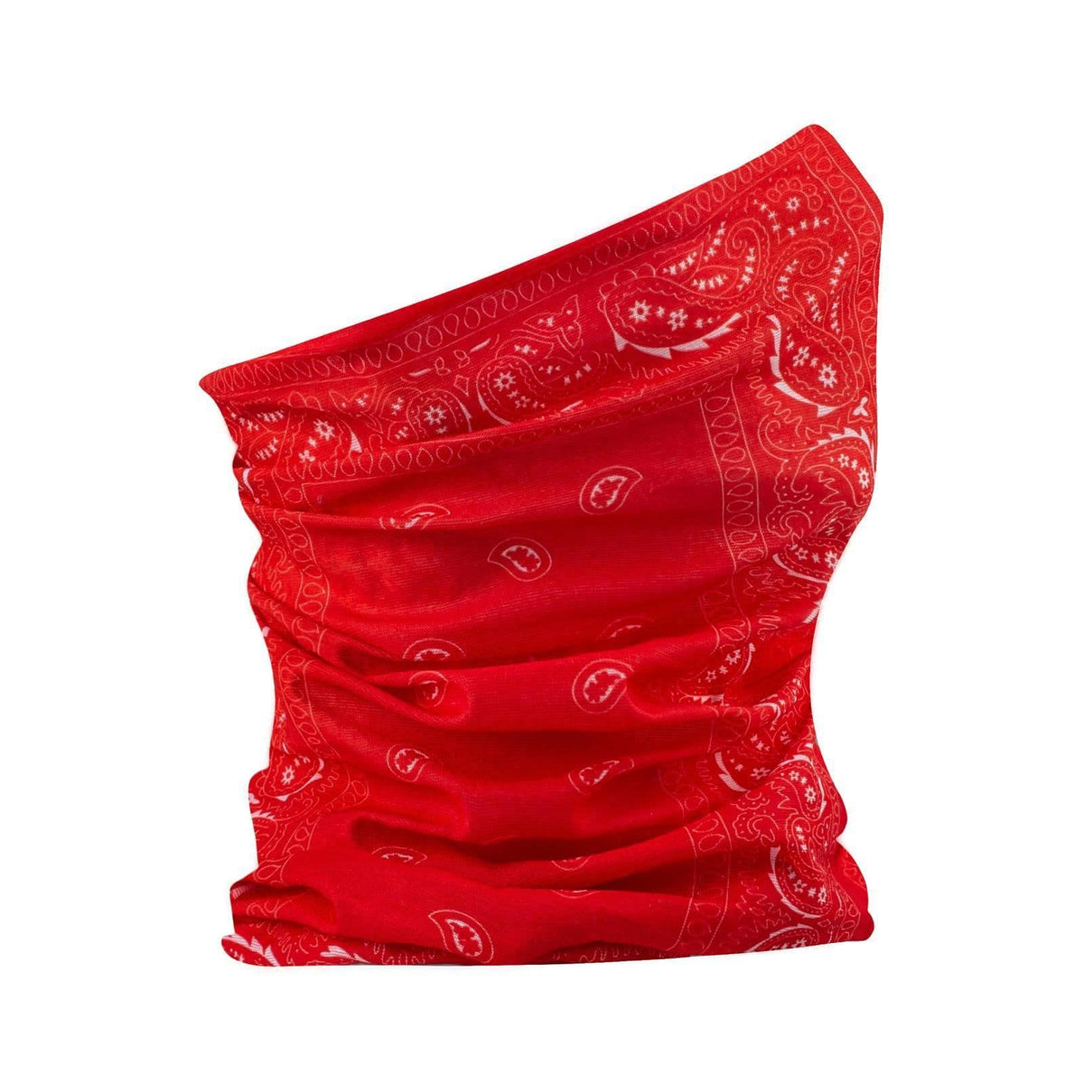 Paisley Neck Tube Face Protector – 12 Pack – Red